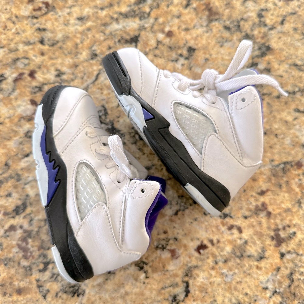 Jordan 5 Retro TD Toddler Boys 6C Dark Concord